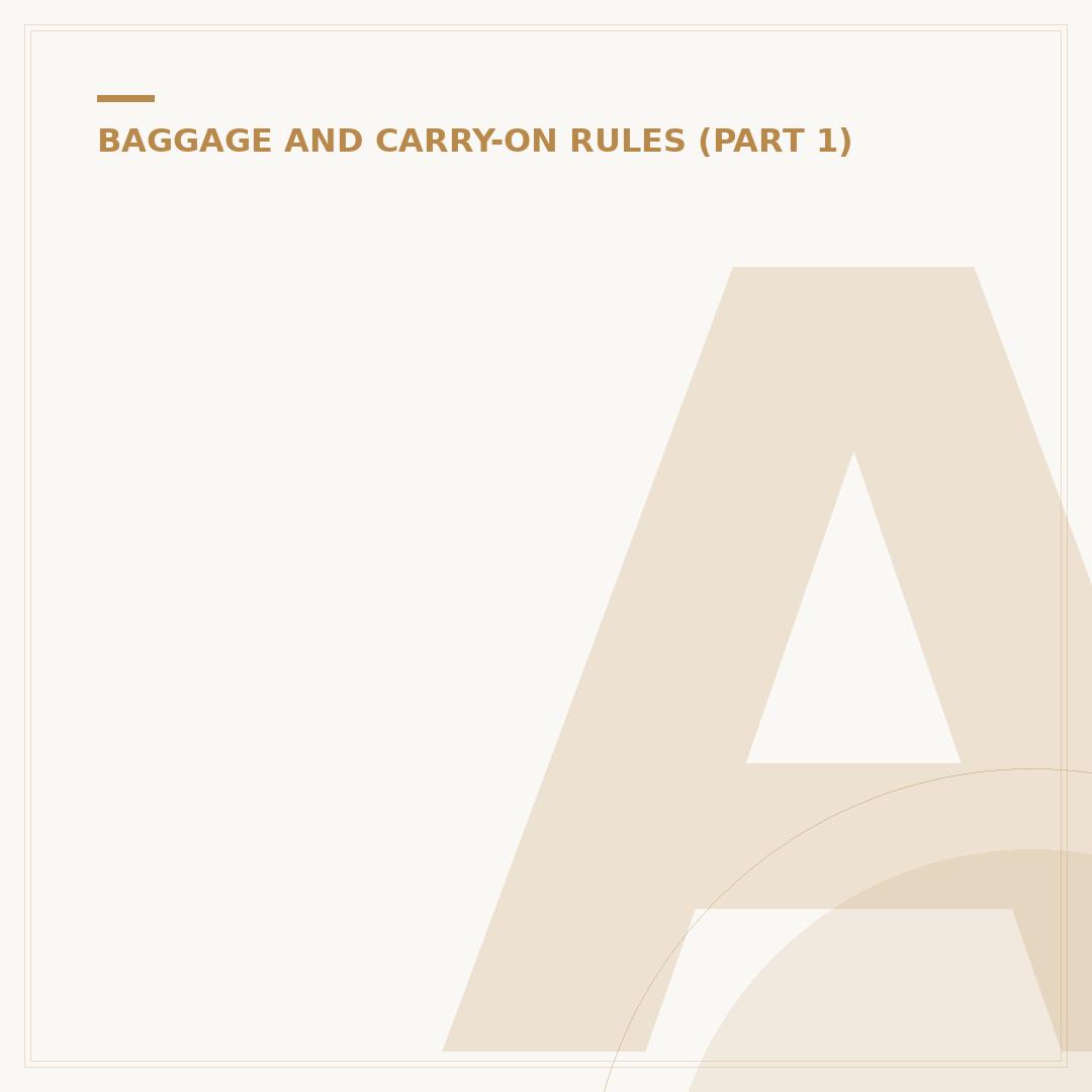 Aegean Airlines Baggage Allowance Explained for Passengers