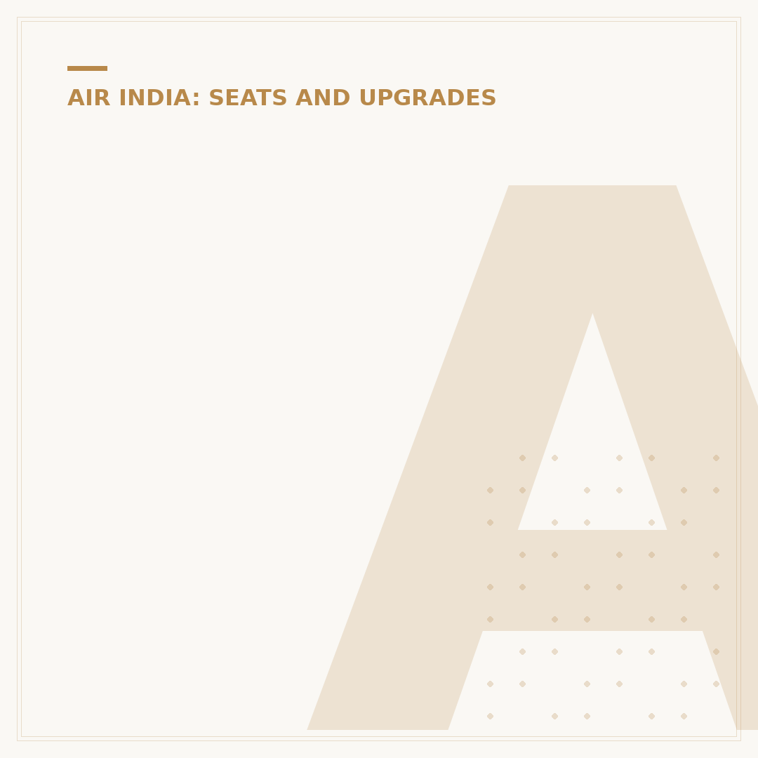 Air India Executive Class Review