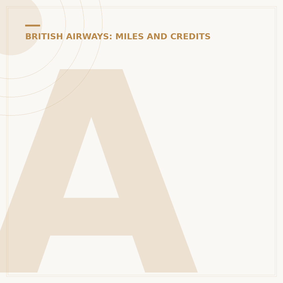Avios and British Airways: How the Loyalty System Works