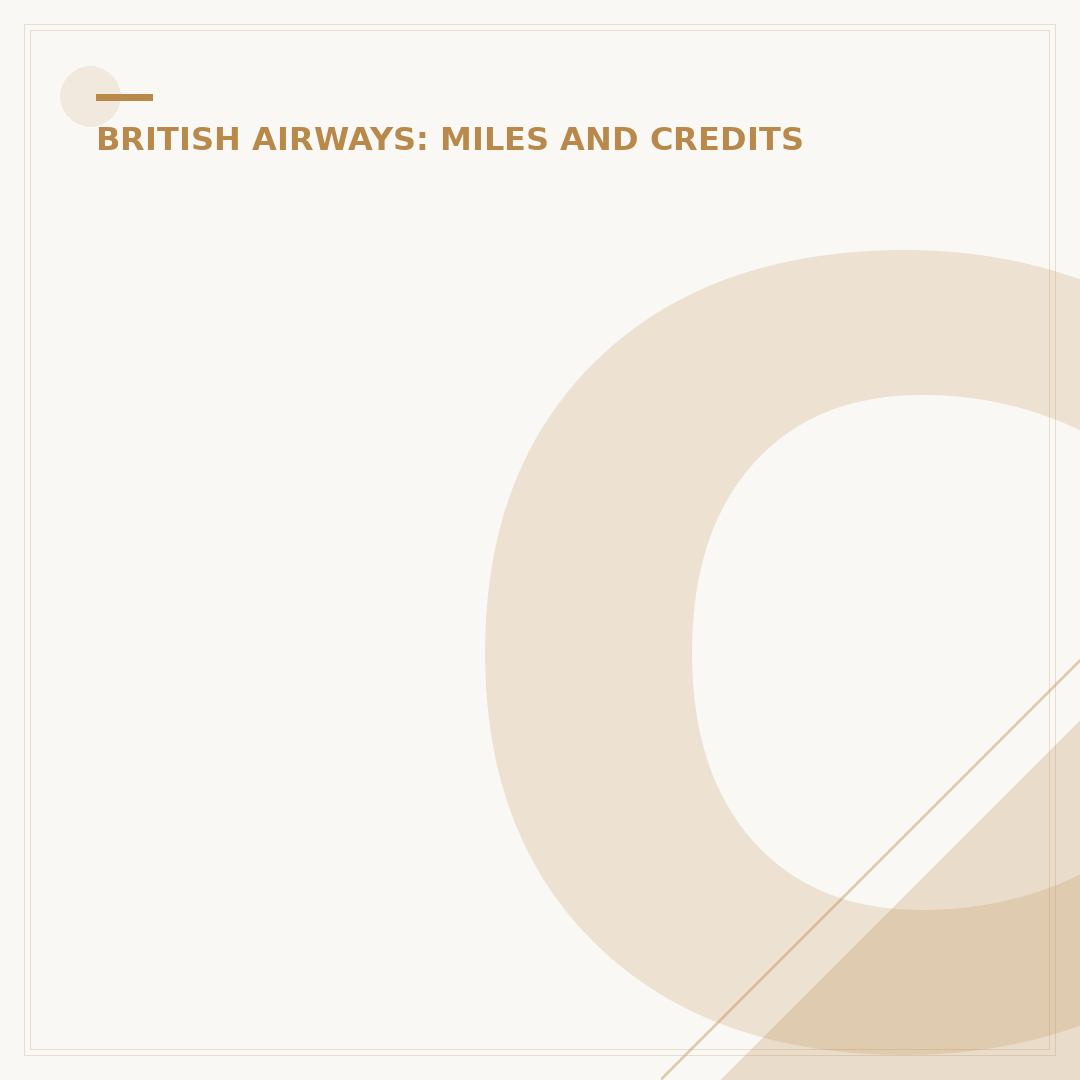 Can You Earn BA Tier Points Without Flying?