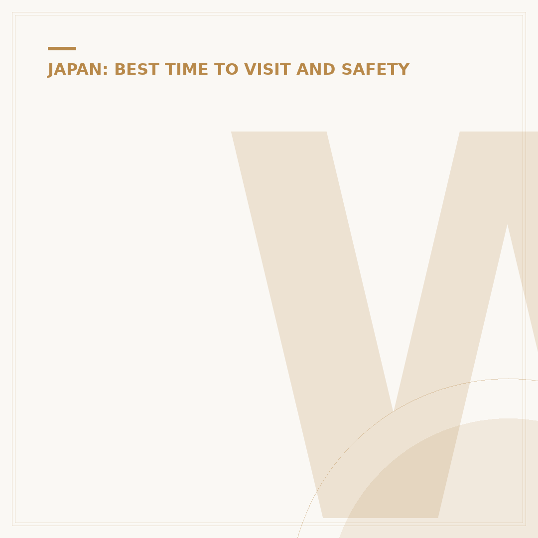 When's The Best Time To Visit Japan?