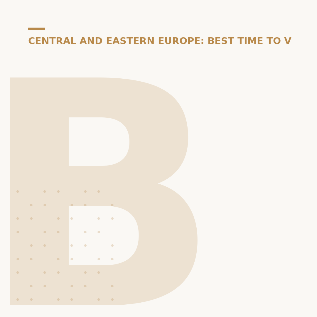 Best Time to Visit Bucharest: A Seasonal Analysis