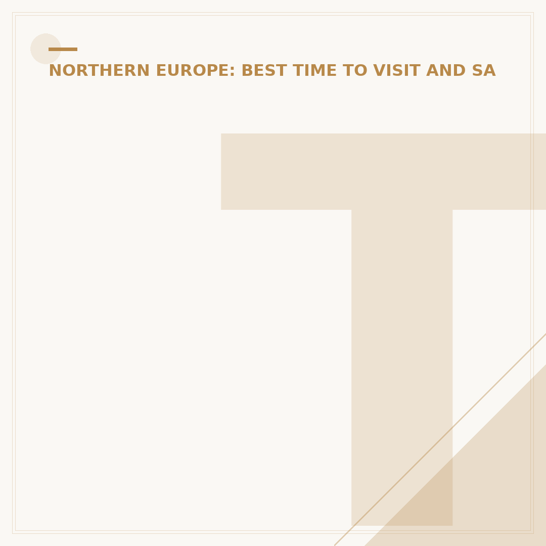 The Best Time to Visit Finland