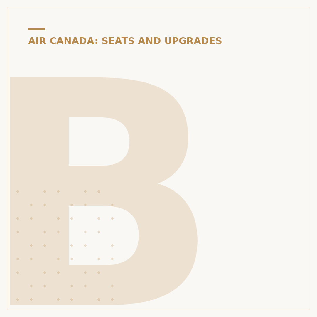 Bidding for an Upgrade on Air Canada