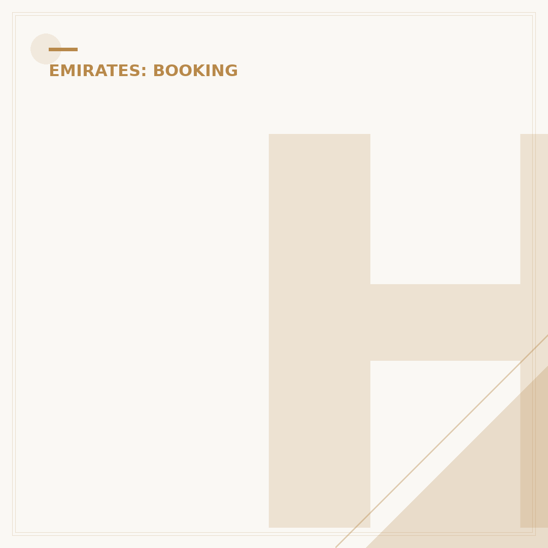 How to Book Air Tickets to Dubai with Emirates