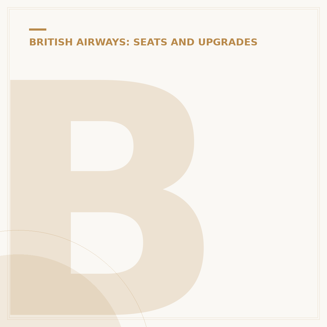 British Airways 1st Class Cabin: Design and Service