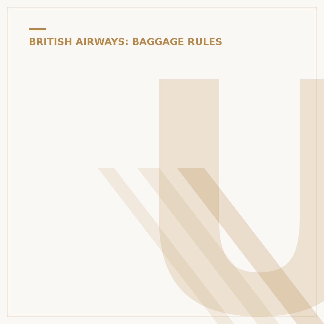 Using the British Airways Baggage Tracer Tool