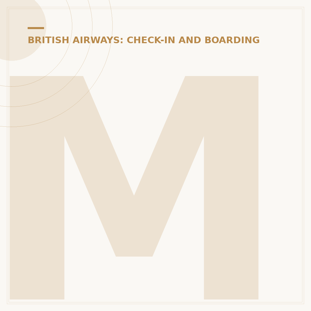 Managing Your British Airways Boarding Card