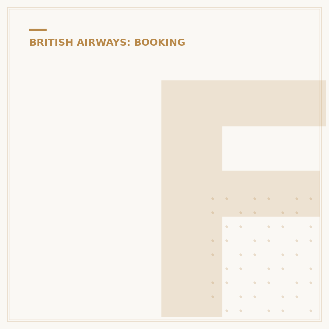 Finding Your British Airways Booking Ref