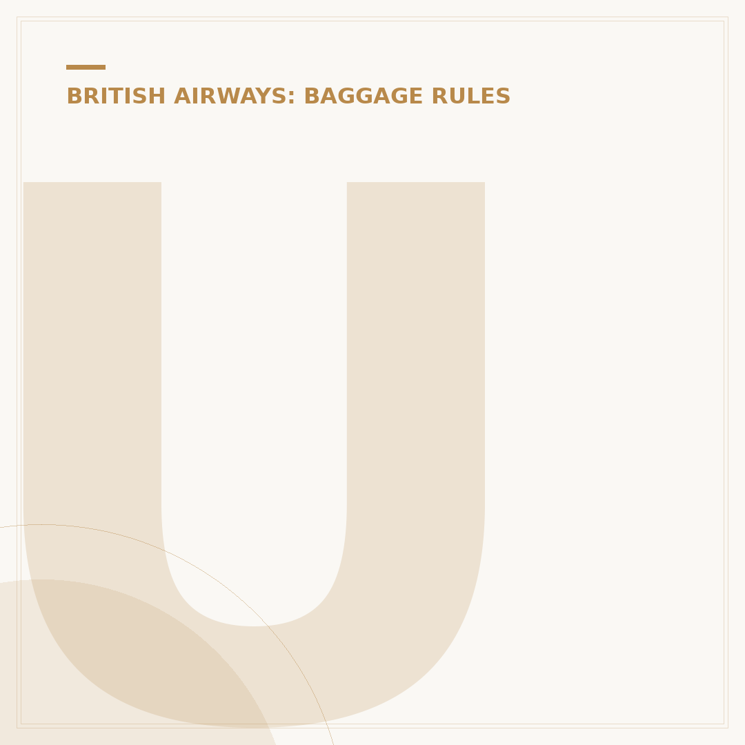 Understanding British Airways Carry On Weight Limits