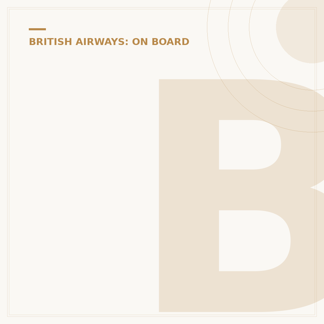 British Airways In-Flight Meals: What to Expect