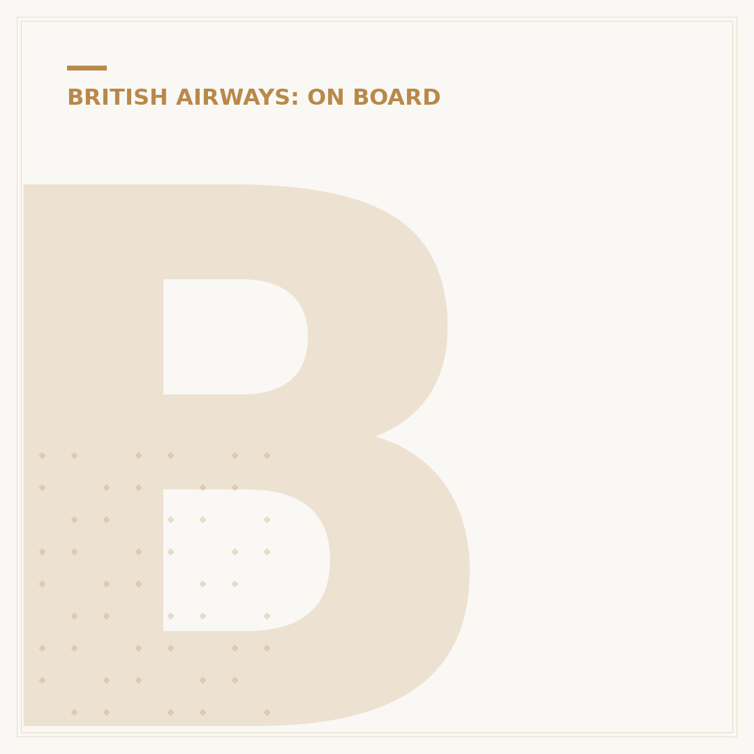 British Airways Inflight Services and Amenities Overview