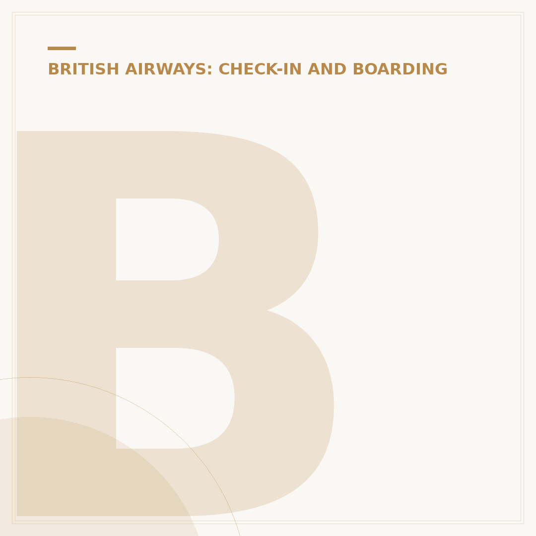 British Airways Latest Check-In Time: A Planning Framework
