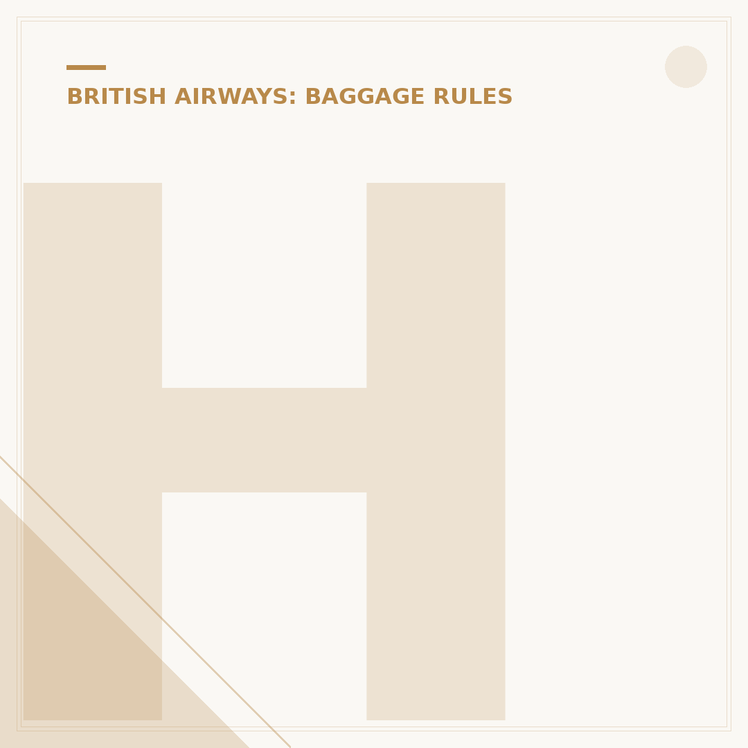 Handling British Airways Lost Baggage Claims