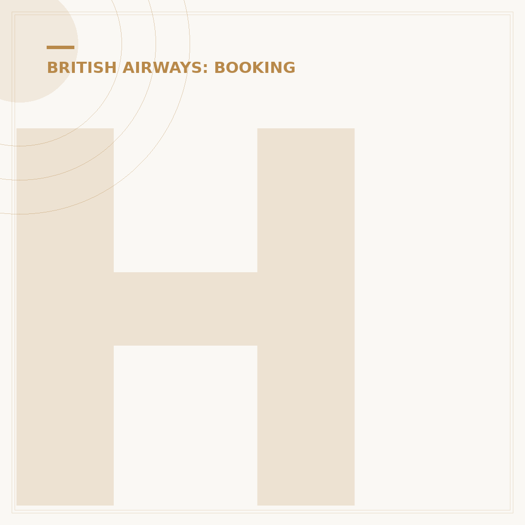 How to Manage British Airways Reservations