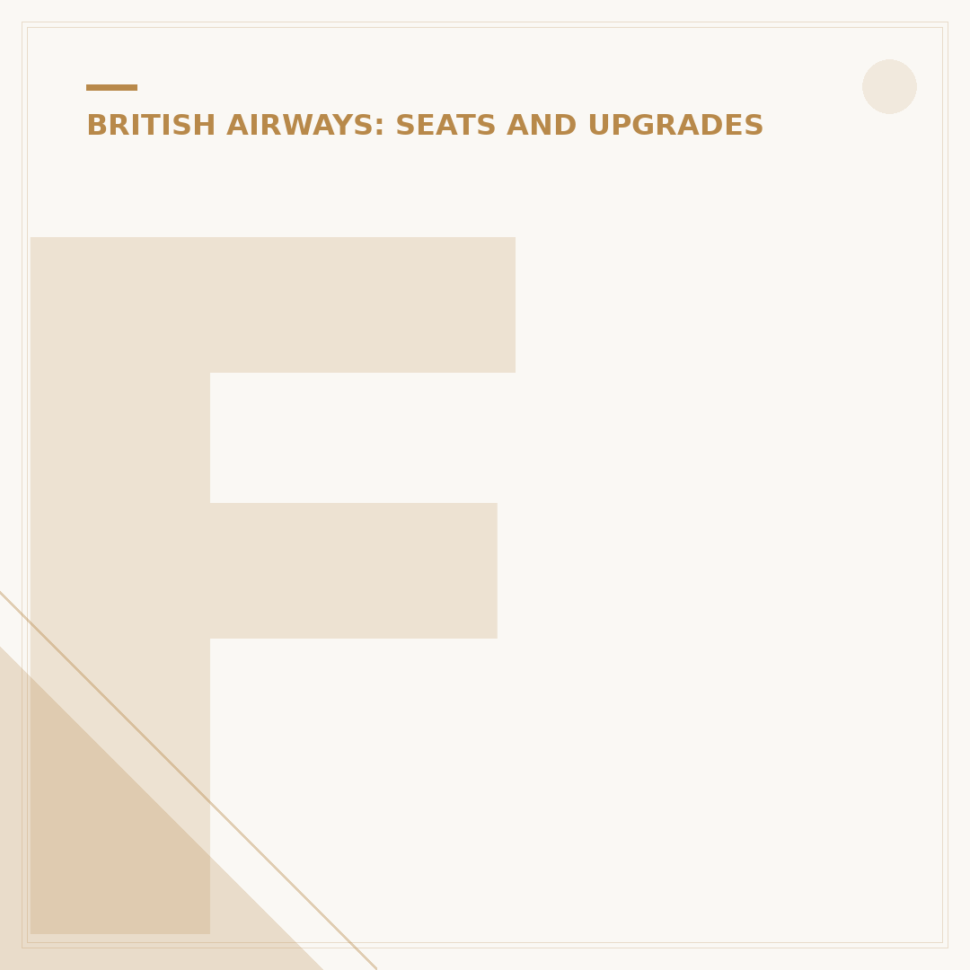 Finding British Airways New First Class Routes
