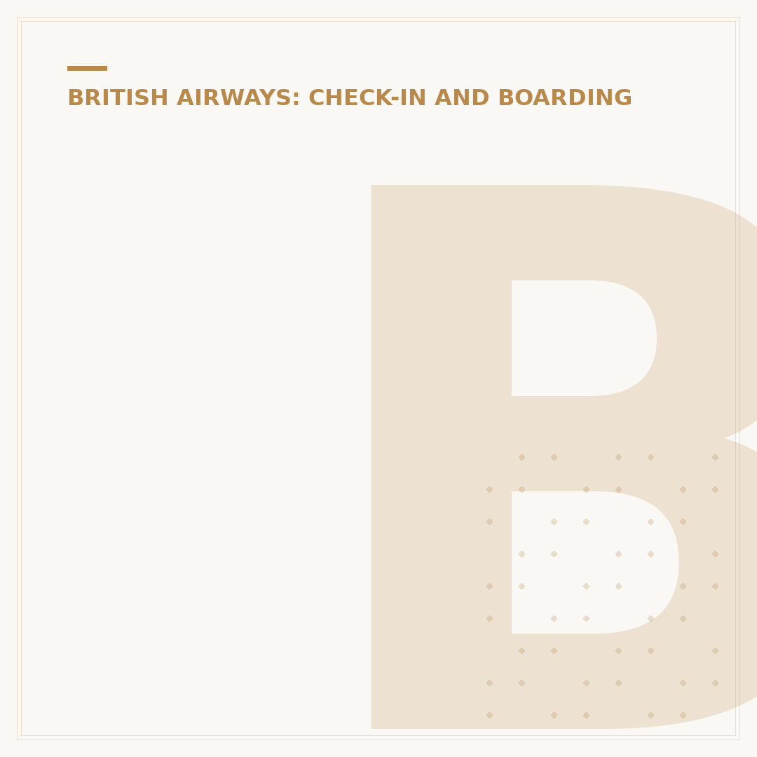 British Airways Online Check-In