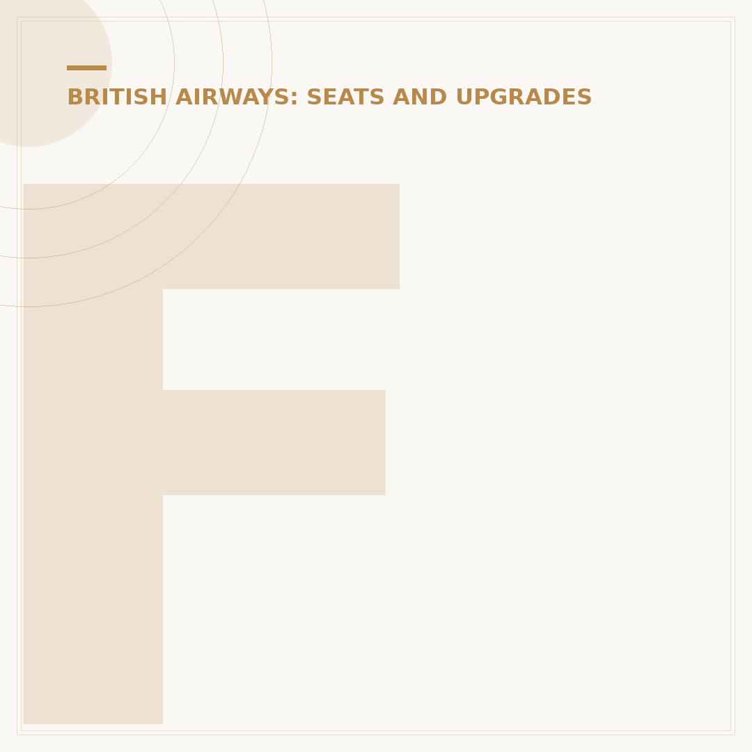 Finding Your British Airways Premium Economy Seat Plan