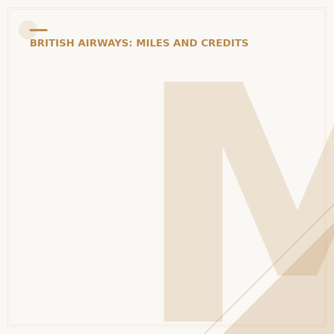 Mastering British Airways Reward Flights Strategy