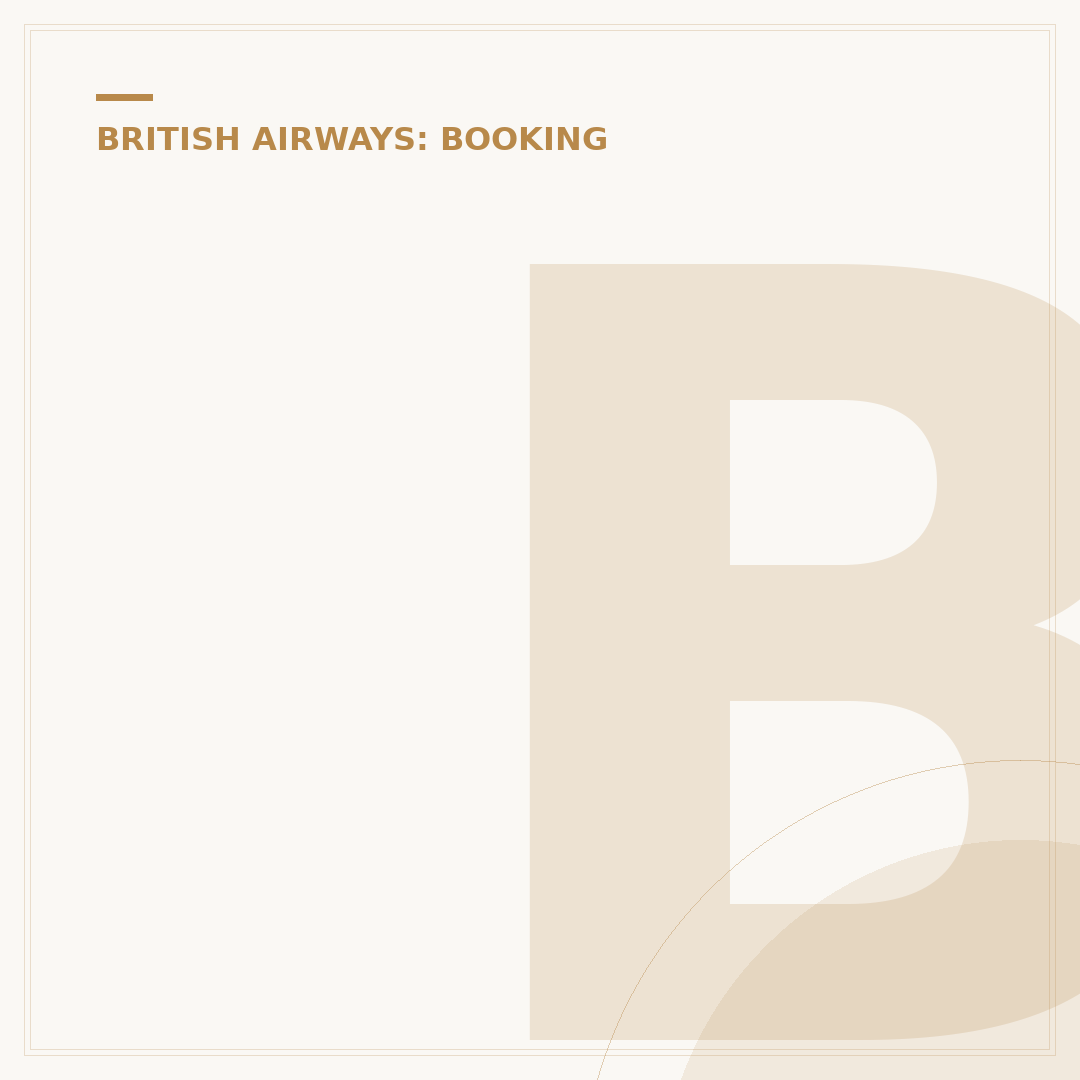 British Airways Round the World Flight Tickets