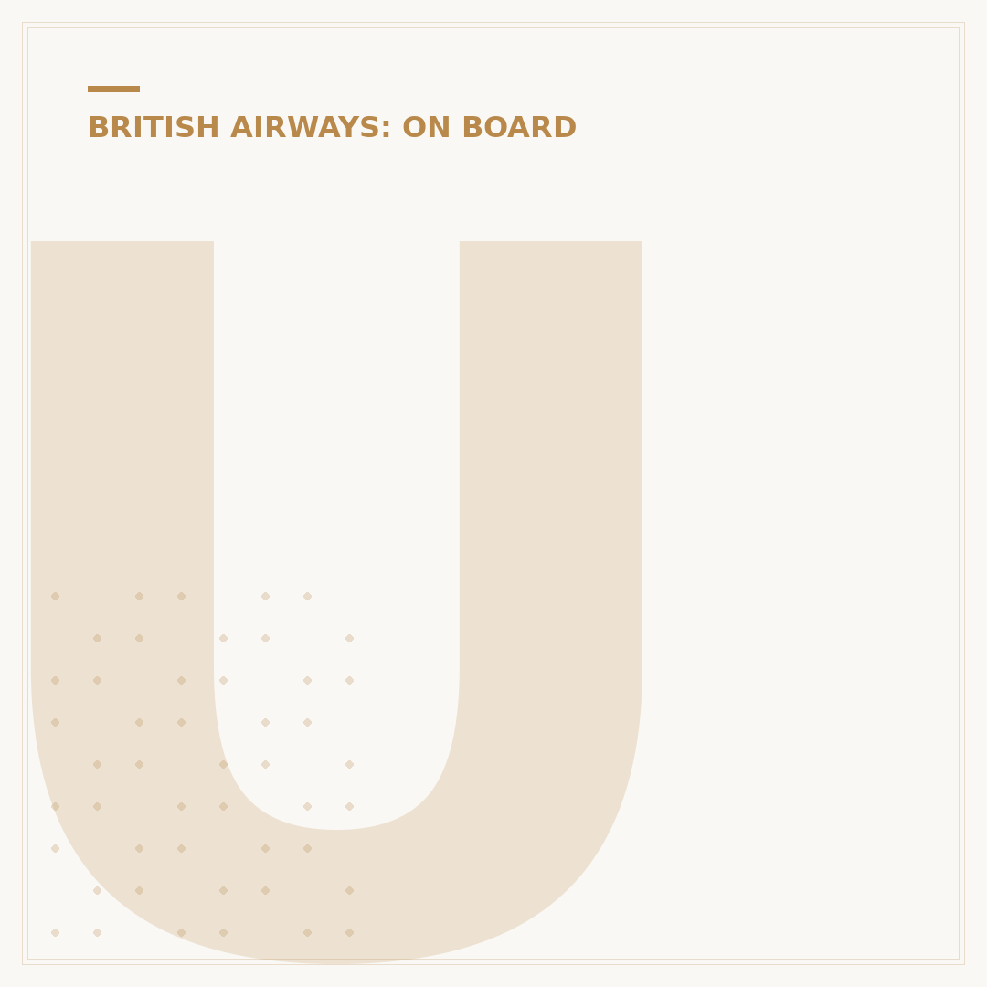 Understanding British Airways Seat Layouts