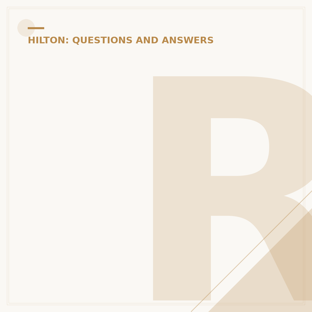 Resolving Complaints Hilton Hotels: Official Procedure