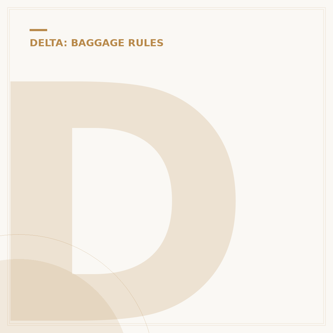 Delta Airlines Baggage Rates: What You Need to Know