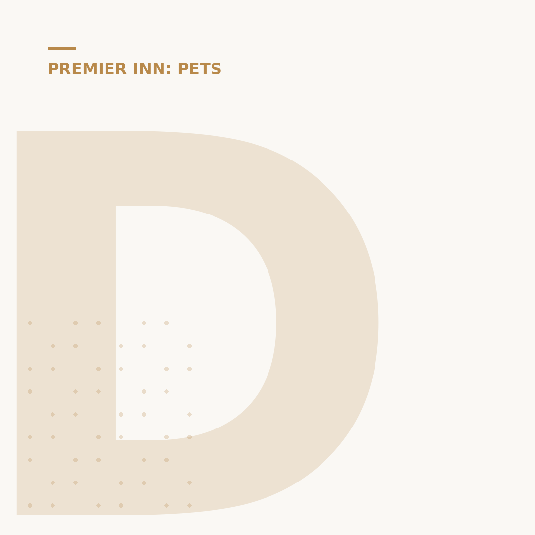 Do Premier Inn Take Dogs? Policy Overview