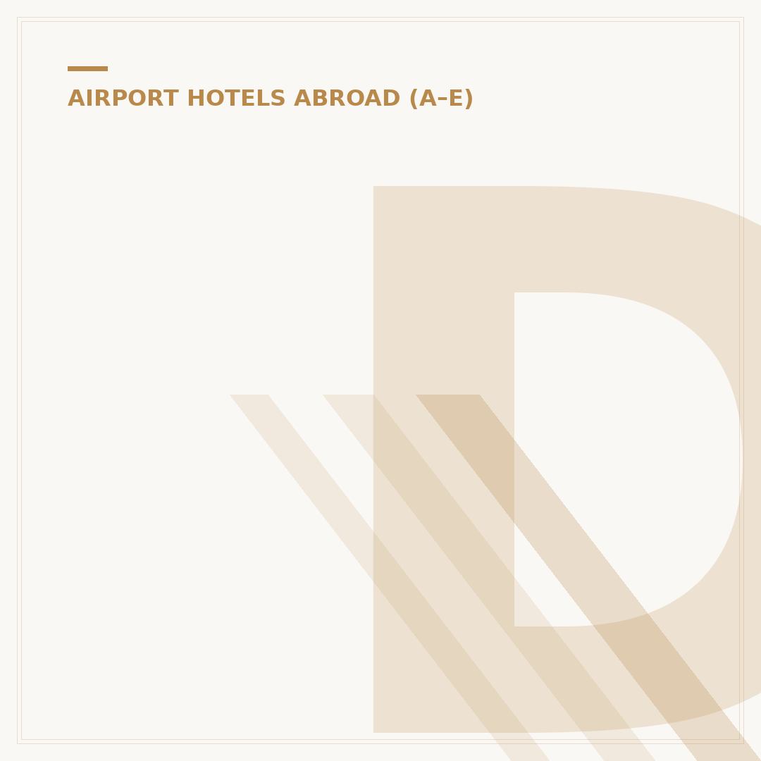 Dusseldorf Airport Hotels