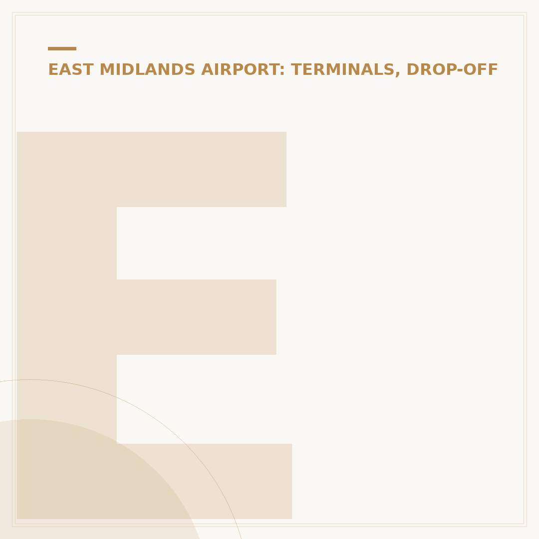 East Midlands Airport Rapid Drop Off Parking