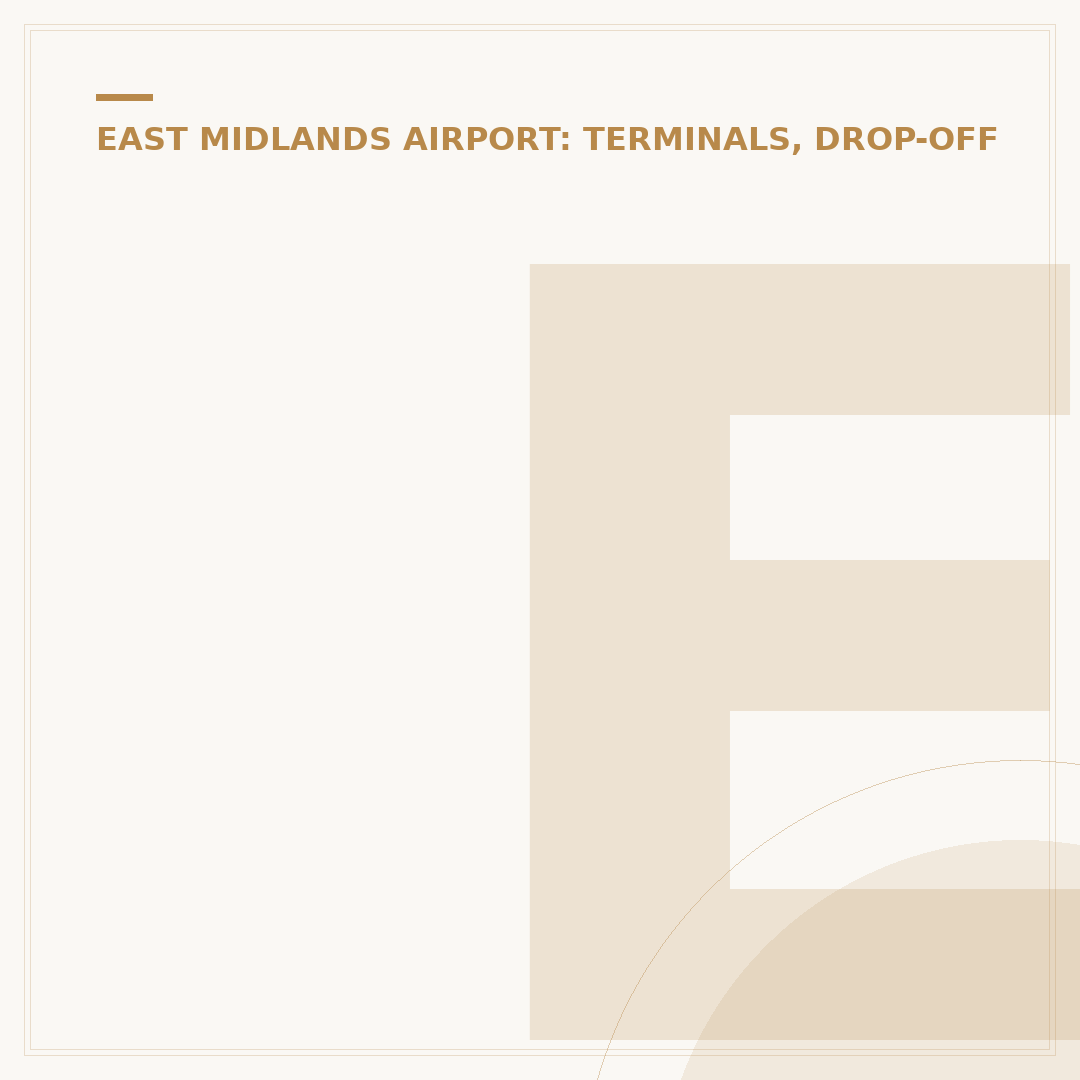 East Midlands Airport Rapid Drop Off: How to Pay