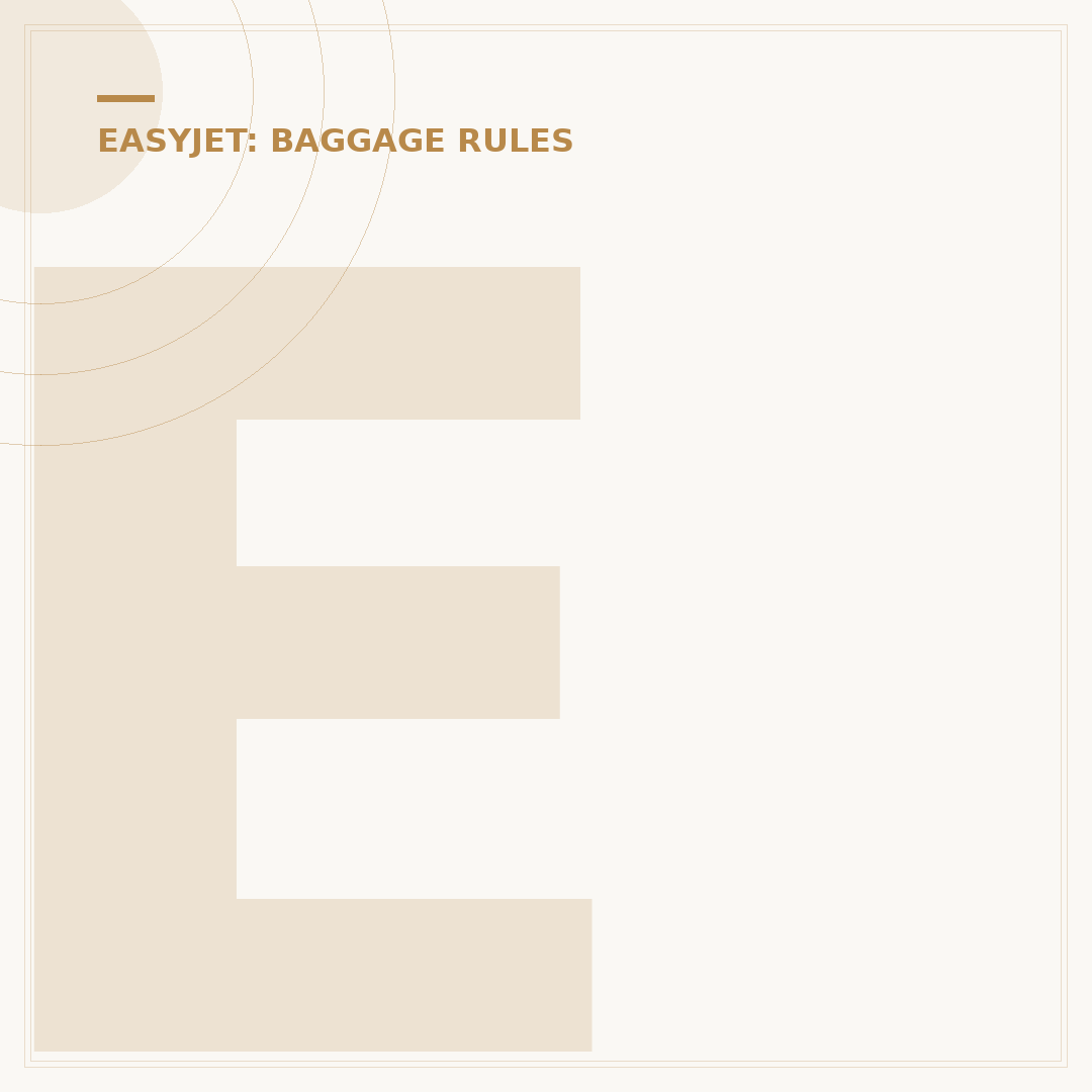EasyJet 10kg Bag Size: Requirements Explained