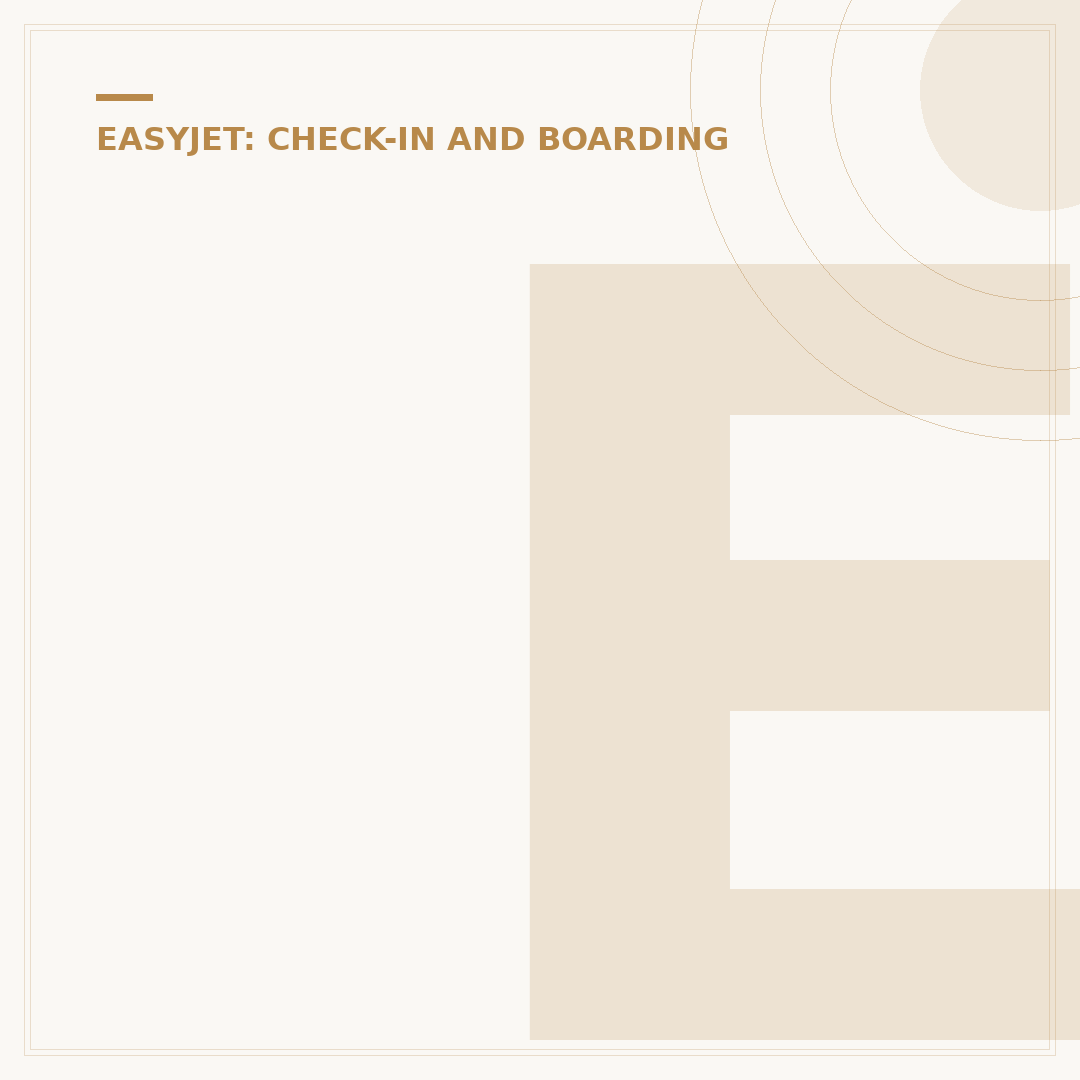 EasyJet Check-In in the UK