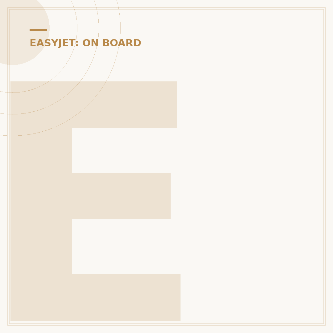 easyJet Onboard Menu: What's Available on Your Flight?