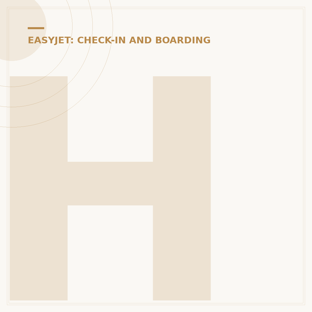 How EasyJet Quick Boarding Works