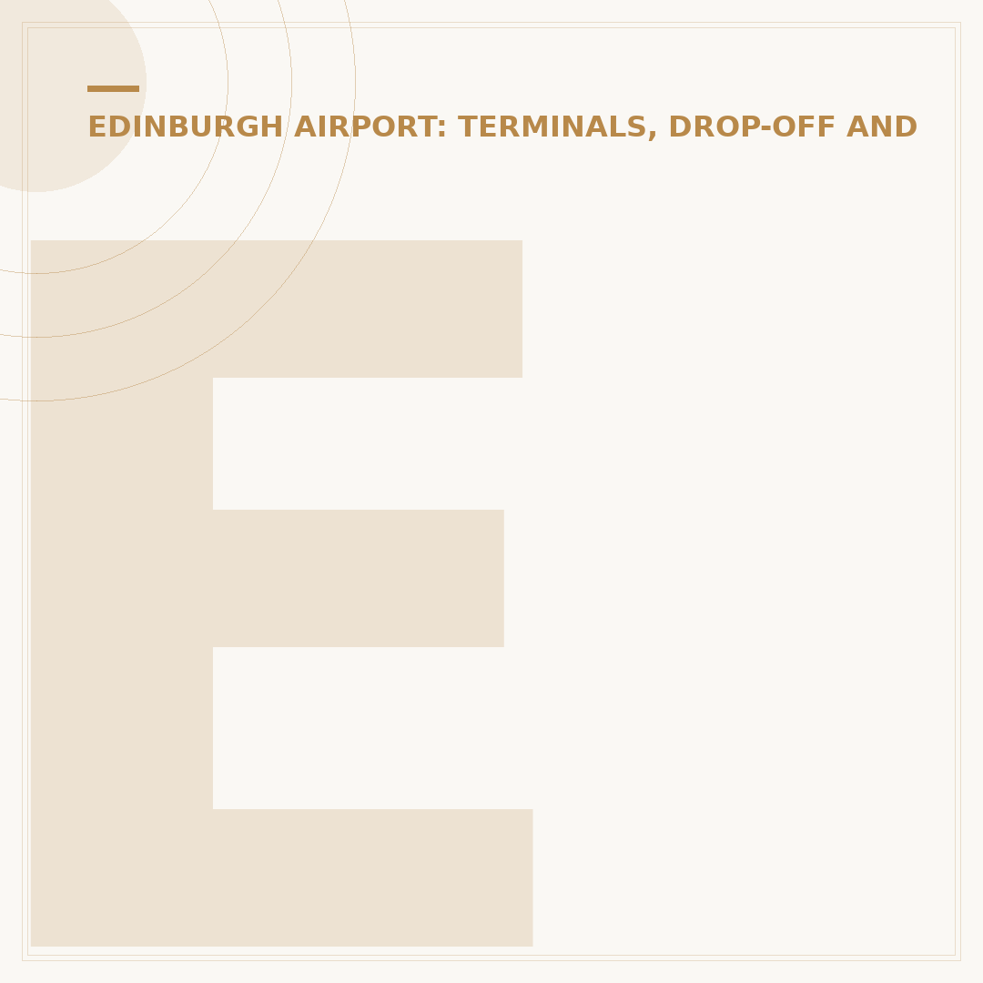 Edinburgh Airport Disabled Parking: Access and Facilities
