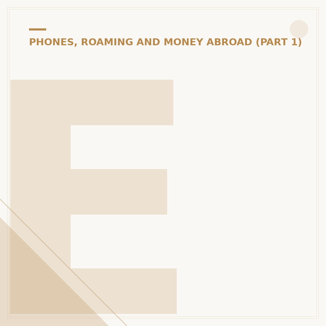 EE European Roaming: How Charges and Passes Work