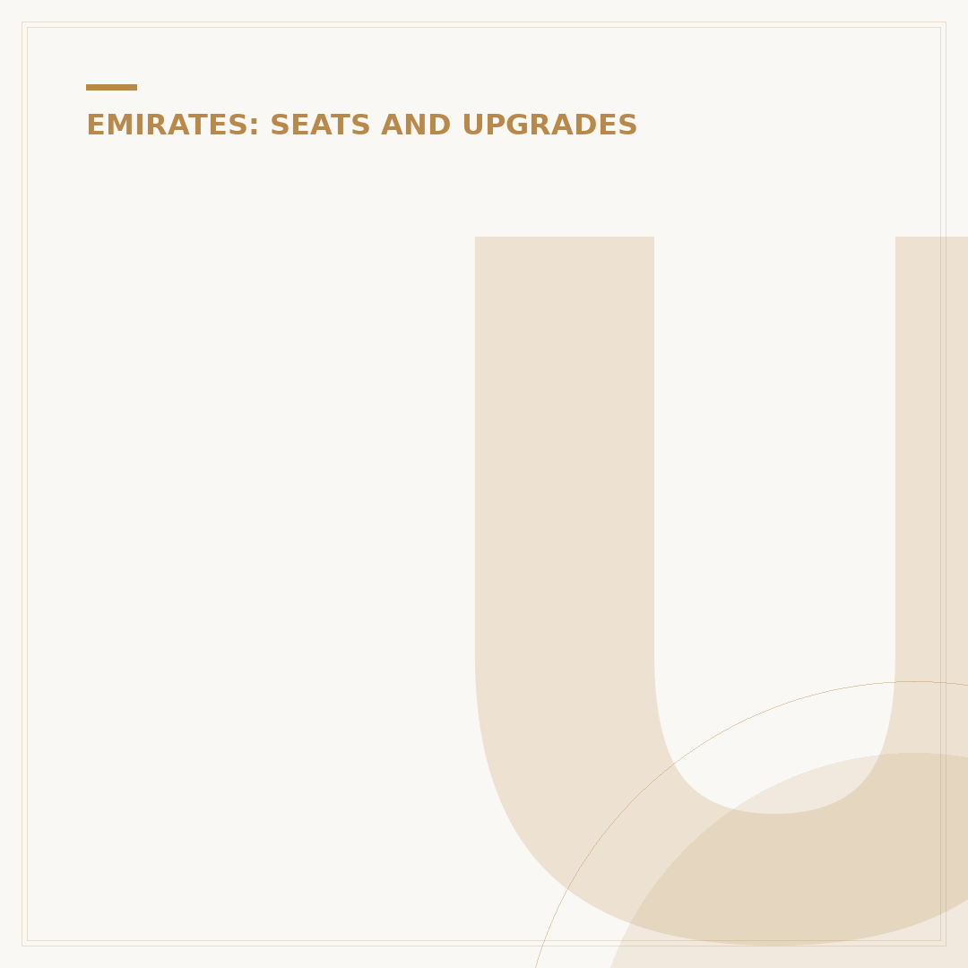 Understanding Emirates 777 First Class Suites