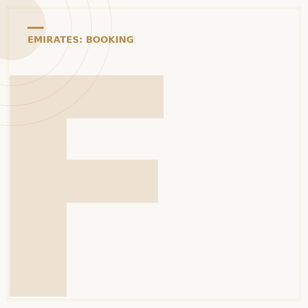 Finding Your Emirates Booking Reference