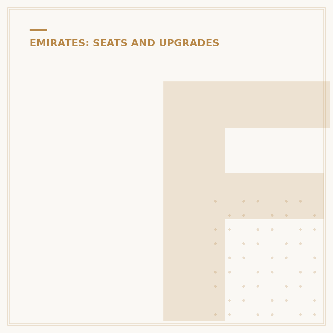 Fly Emirates Business Class Seats: A Detailed Review