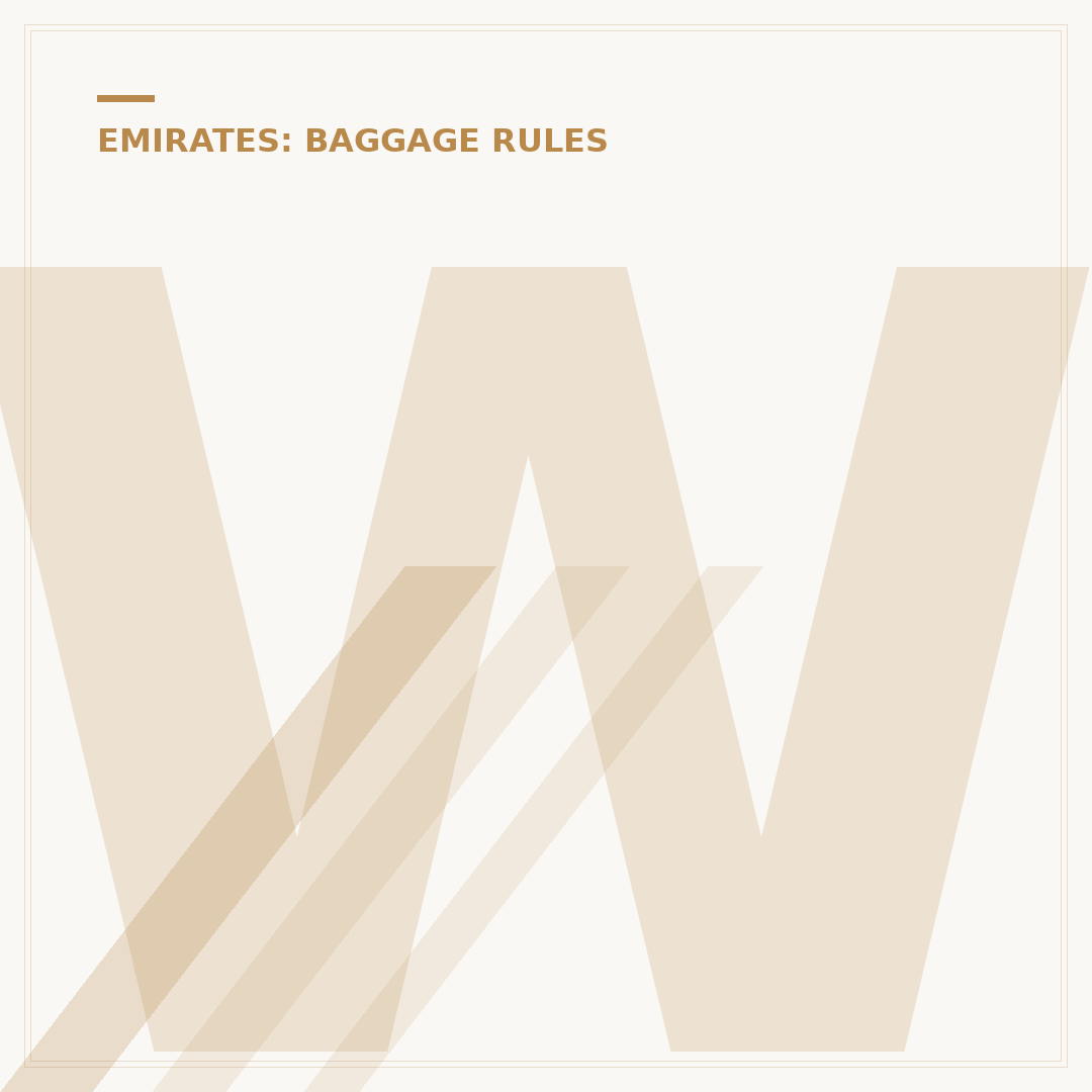 What to Do About Emirates Lost Baggage