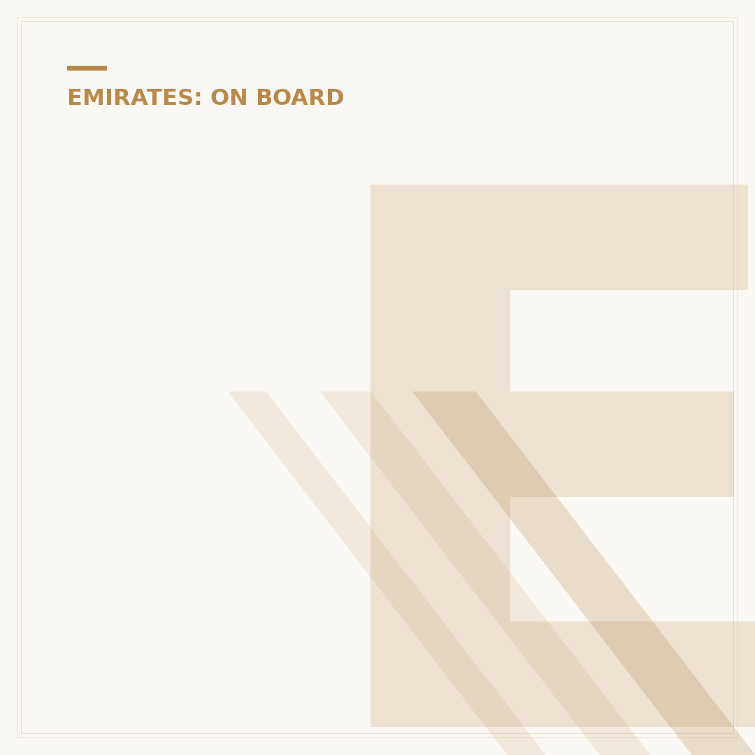 Emirates Meal Menu: In-Flight Dining Standards