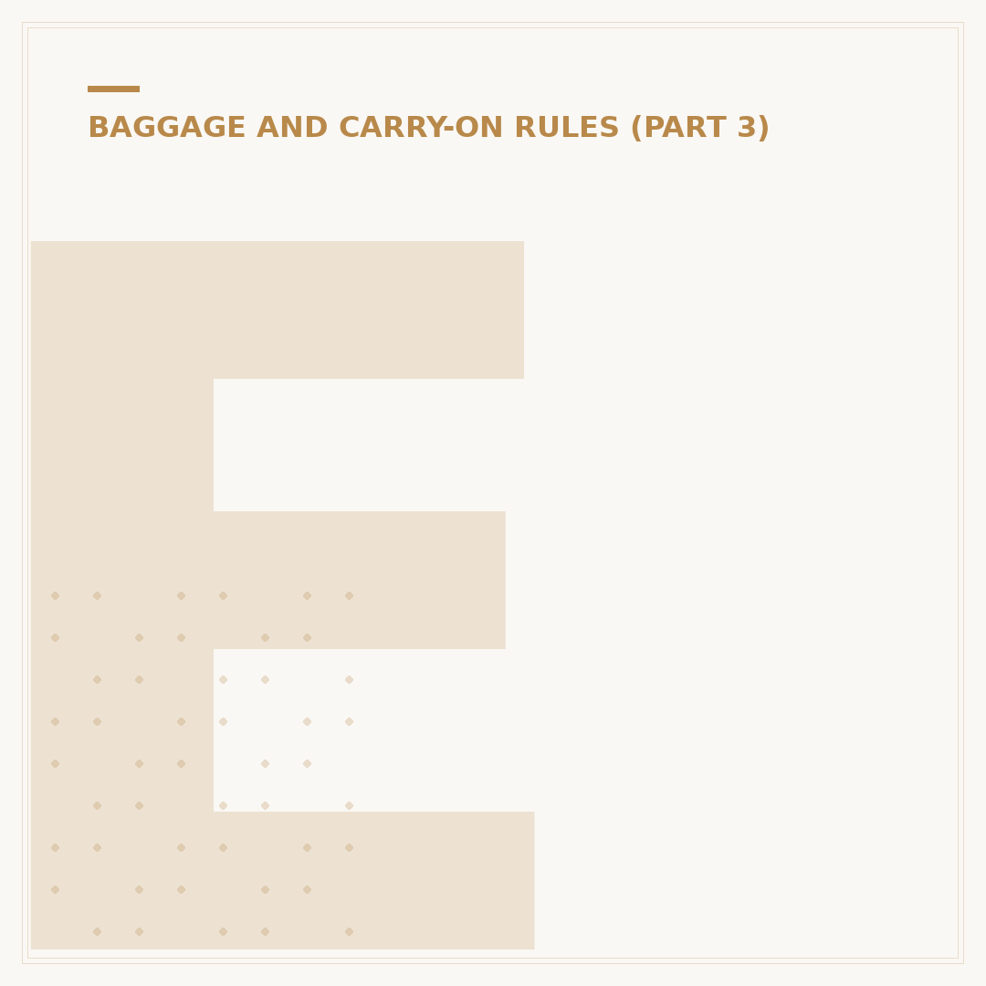 Ethiopian Airlines Baggage: Policies and Regulations