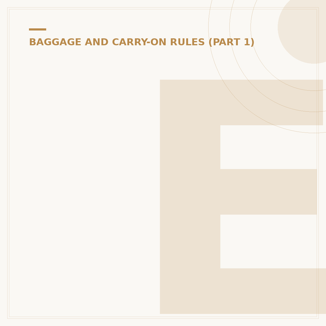Eurowings Hand Luggage Allowance: Rules & Size