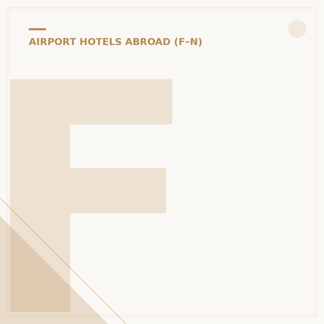 Faro Airport Hotel Options: Transit Logic Explained