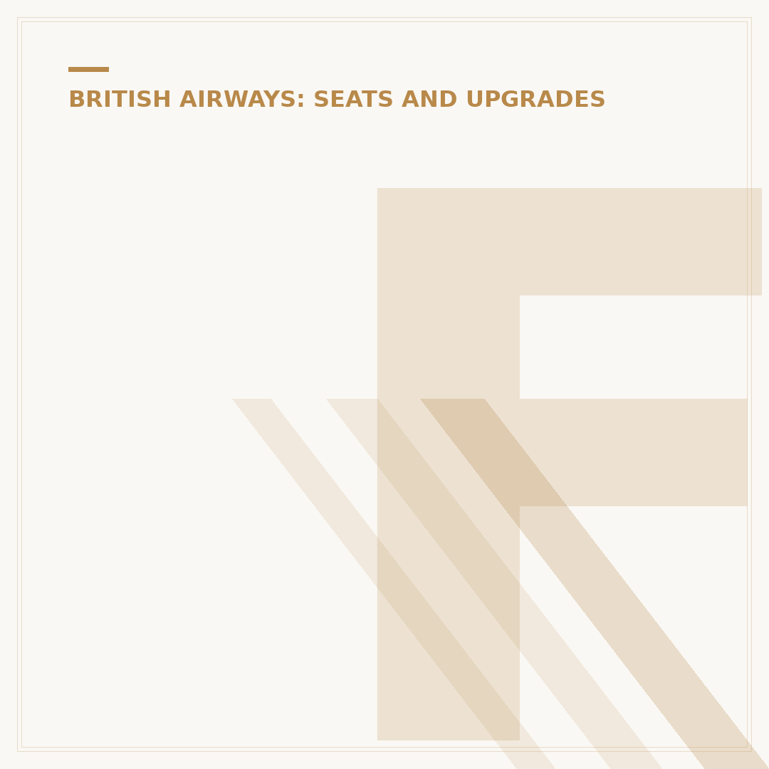 Flying British Airways Business Class: What to Expect
