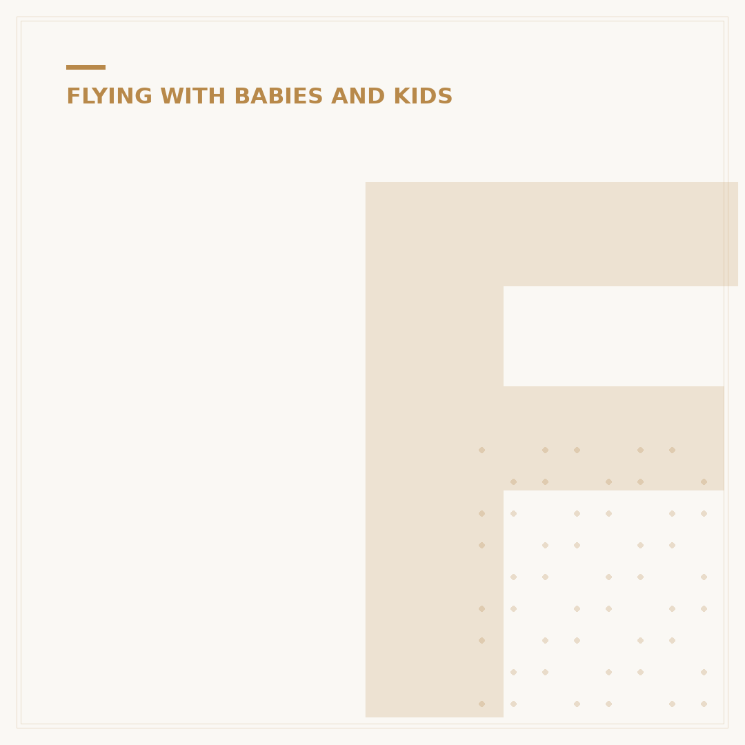 Flying With A Baby: Strategic Planning For Air Travel