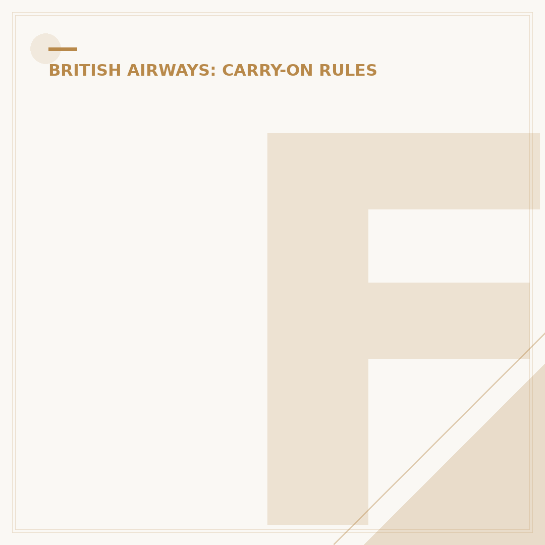 Food on British Airways Long Haul Flights Explained