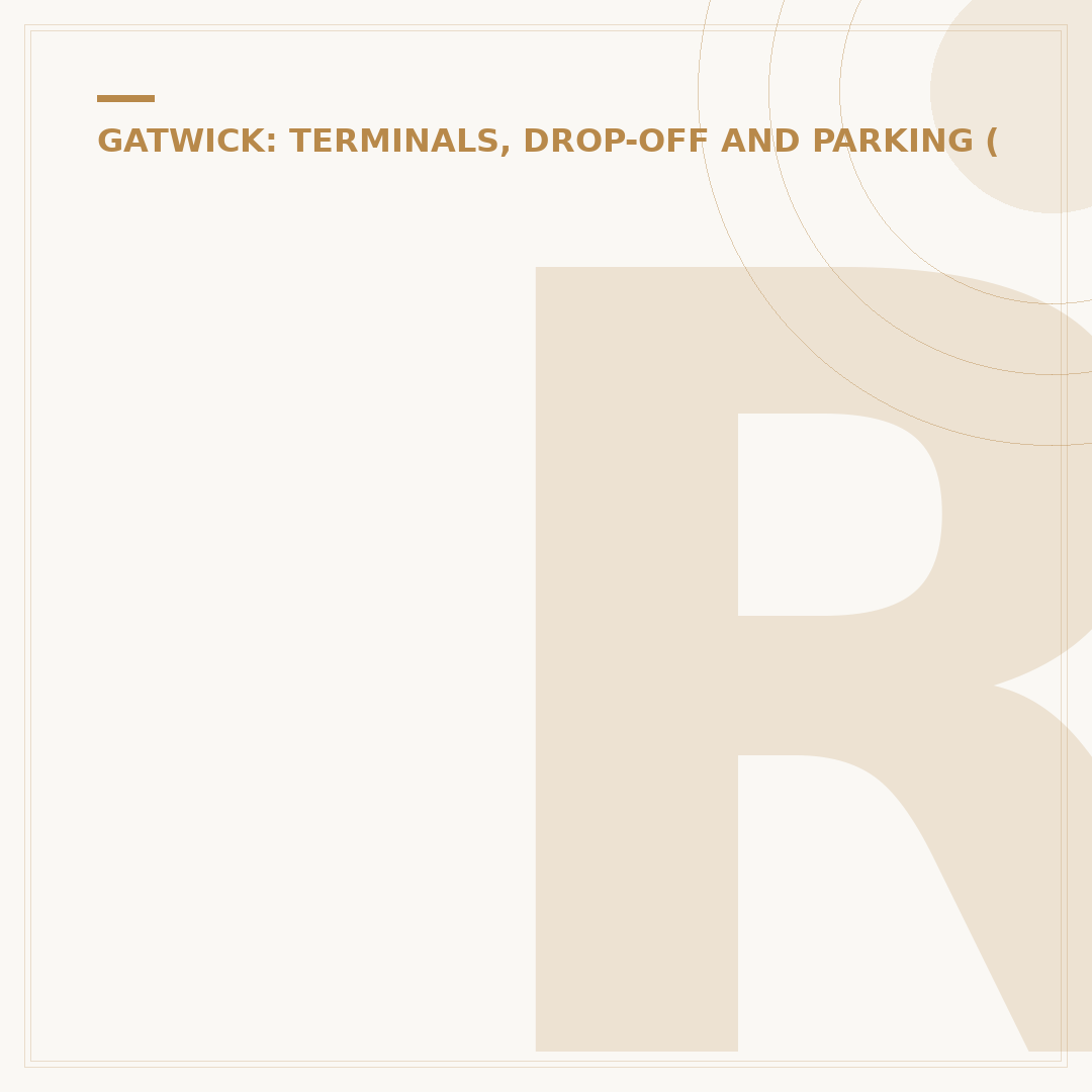 Register Online for Free Gatwick Blue Badge Drop Off