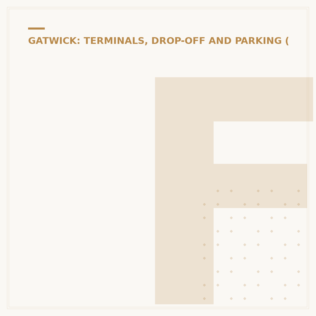 Free Gatwick Drop Off Online Payment